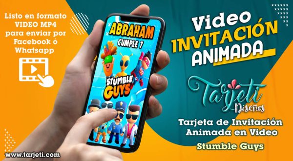 Video Invitación de Stumble Guys en MP4