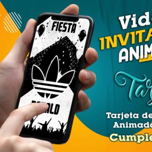 Video Invitación de Cumple Adidas en MP4
