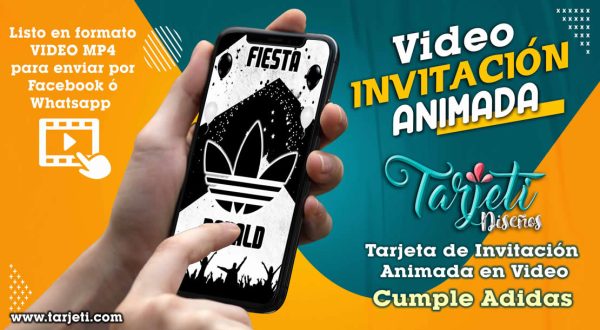 Video Invitación de Cumple Adidas en MP4