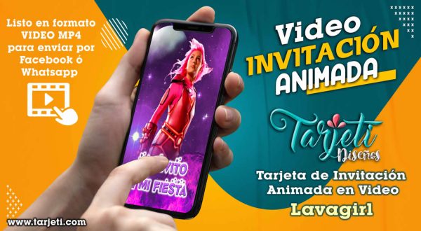 Video Invitación de Lavagirl en MP4