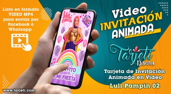 Video Invitación de Luli Pampin 02 en MP4