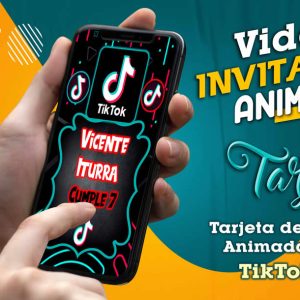 Video Invitación de TikTok Niño en MP4