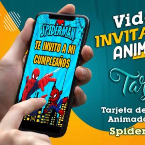 Video Invitación de SpiderMan 02 en MP4