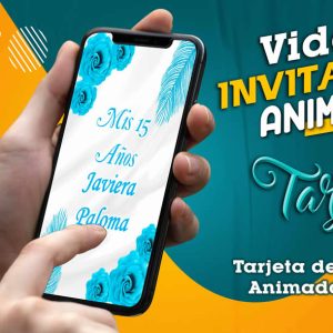 Video Invitación de Mis 15 Años Celeste en MP4