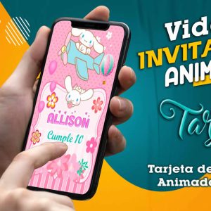 Video Invitación de Cinnamoroll en MP4