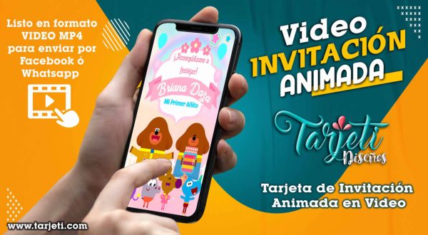 Video Invitación de Hey Duggee en MP4