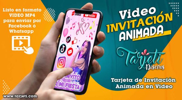 Video Invitación de Kimberly Loaiza 02 en MP4
