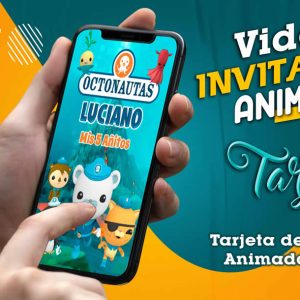 Video Invitación de Octonautas en MP4