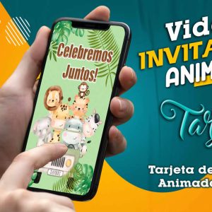 Video Invitación de Safari Jungle 02 en MP4
