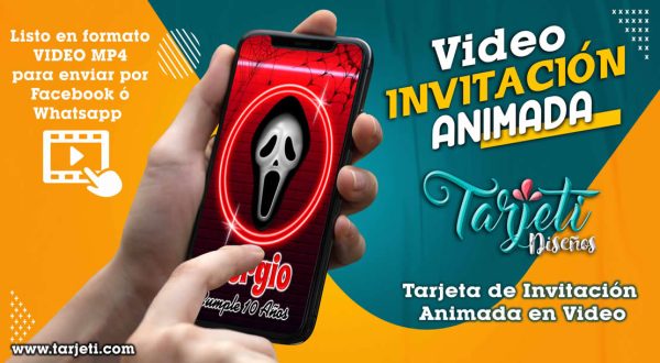 Video Invitación de Scary Movie en MP4