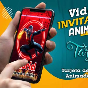 Video Invitación de Spider Miles Morales en MP4