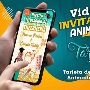 Video Invitación de Titulación Enfermería en MP4