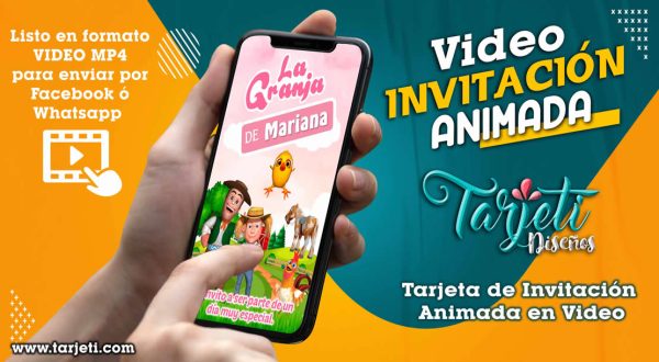 Video Invitación de Granja Zenon Mujer en MP4