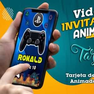 Video Invitación de PlayStation en MP4