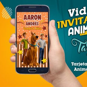 Video Invitación de Scooby Doo en MP4
